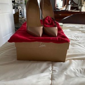 Christian Louboutin - Pigalle 120 Nude Patent 36